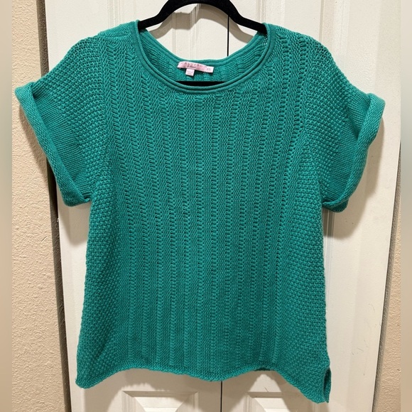 Calypso St.Barth Cashmere 100% Short Sleeve Knit Sweater , size XS - Picture 1 of 5